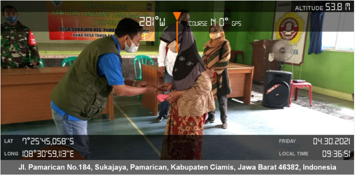 Bantuan Dana Desa Bulan Pertama Desa Sukajaya DIsalurkan