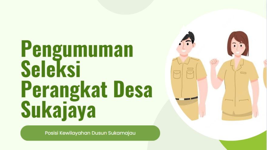 PENGUMUMAN HASIL TES SELEKSI PERANGKAT DESA