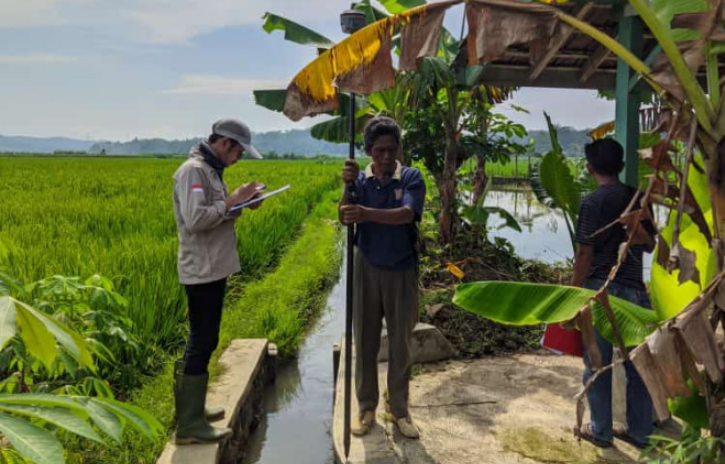 PTSL DI DESA SUKAJAYA MENCAPAI 1500 BIDANG PENGUKURAN