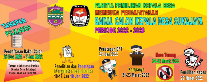 TAHAPAN PILKADES DESA SUKAJAYA TAHUN 2022
